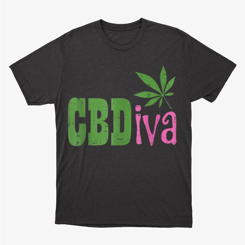 Cbdiva Funny Cbd Diva Hemp Oil Weed Cannabis Unisex T-Shirt Hoodie Sweatshirt