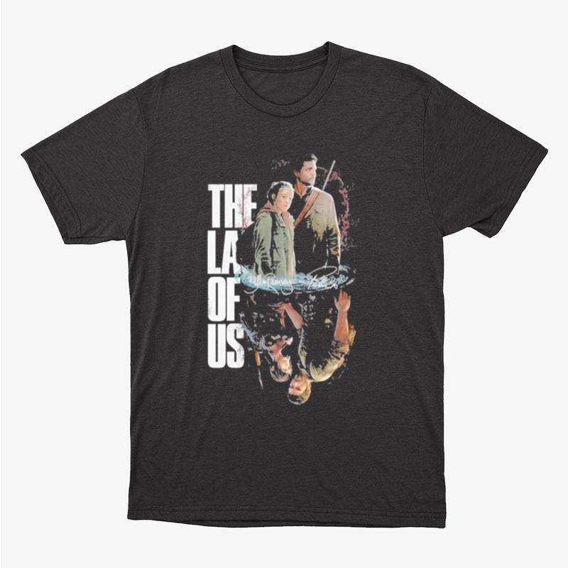 Ellie And Joel The Last Of Us 2 Wallpaper Signatures Unisex T-Shirt Hoodie Sweatshirt