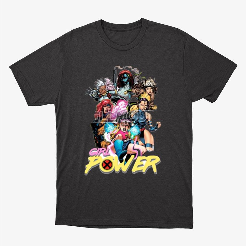 Girl Power Animated Storm Rogue Jubilee Mystique Jean Halloween Unisex T-Shirt Hoodie Sweatshirt