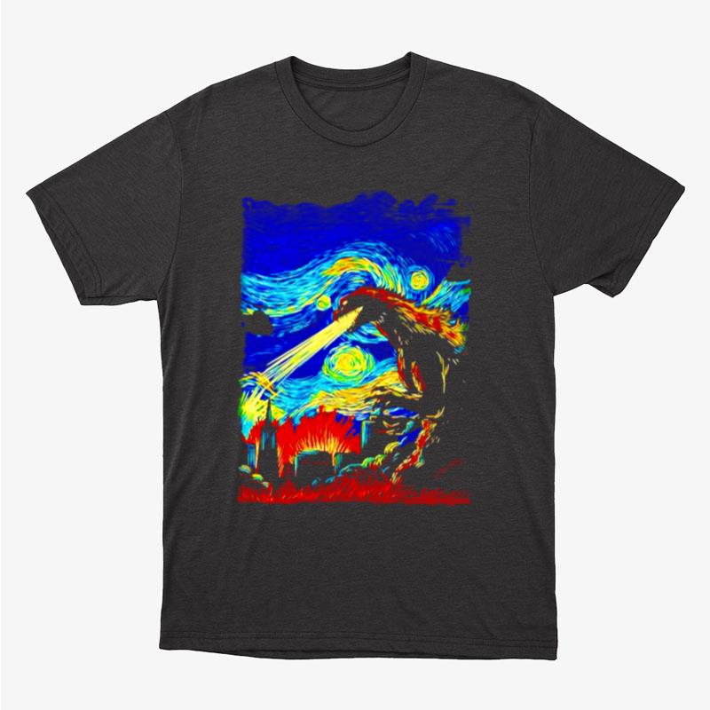 Godzilla Starry God Unisex T-Shirt Hoodie Sweatshirt