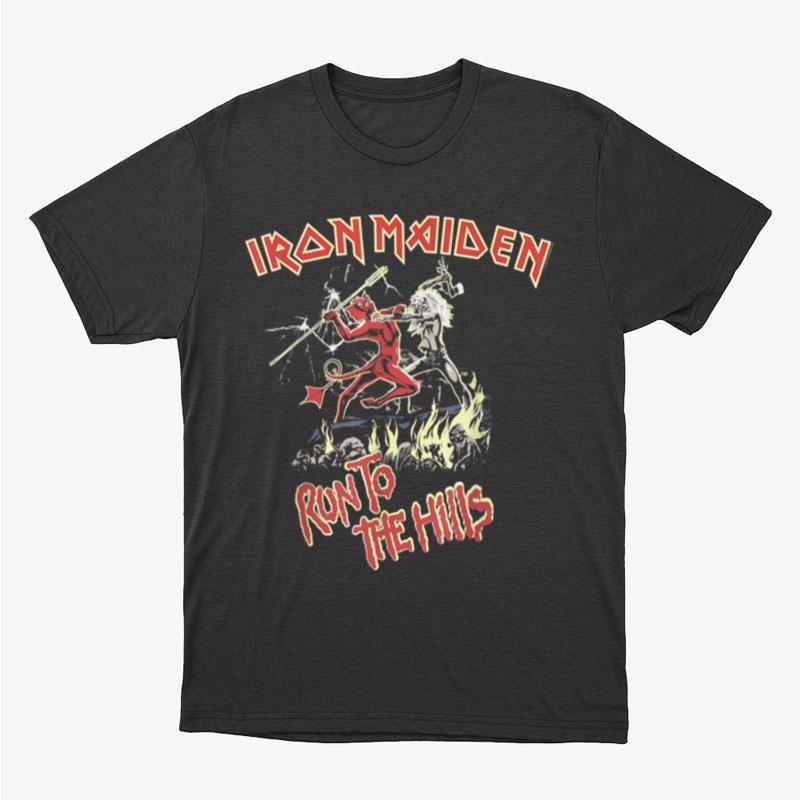 Iron Maiden Run To The Hills Unisex T-Shirt Hoodie Sweatshirt