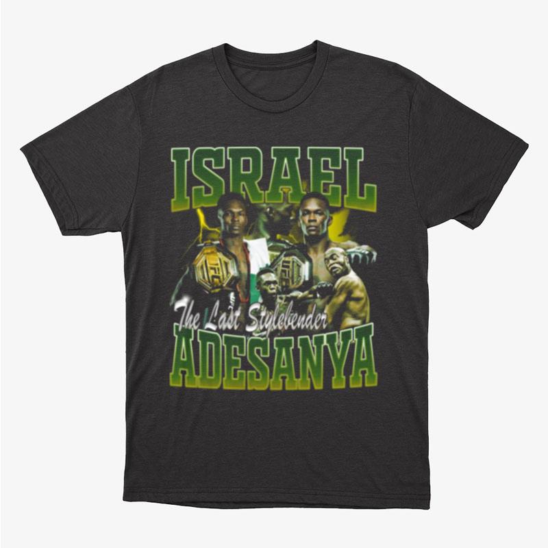 Israel Adesanya Bootleg Green Design Unisex T-Shirt Hoodie Sweatshirt