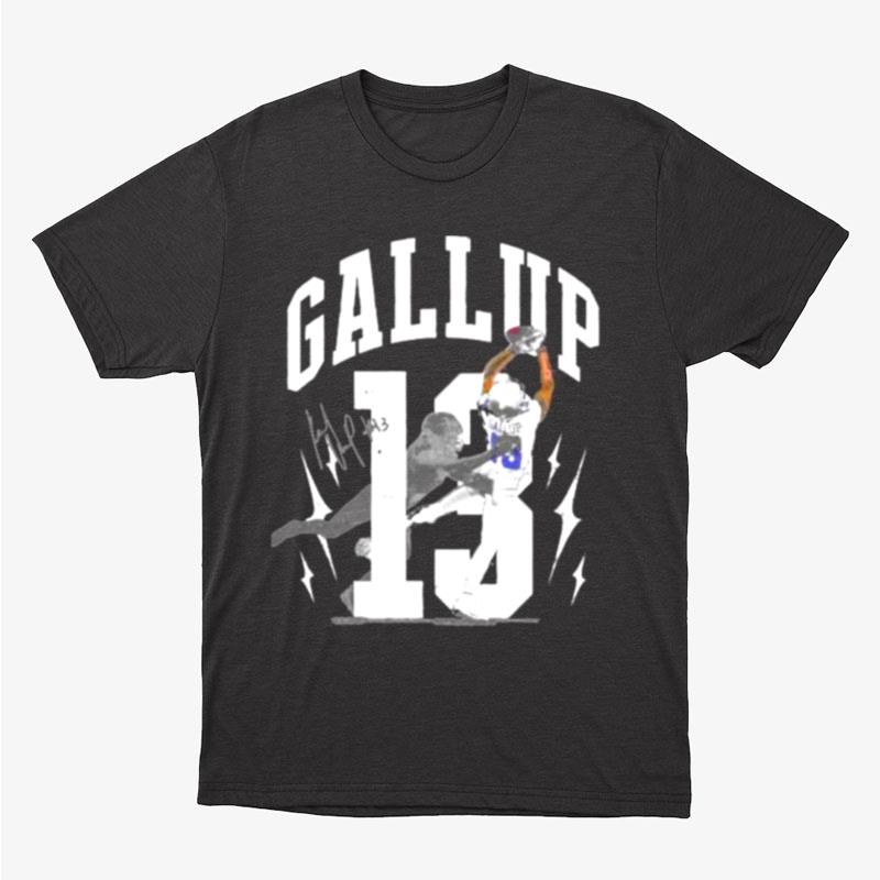 Michael Gallup 13 Dallas Cowboys Catch Unisex T-Shirt Hoodie Sweatshirt