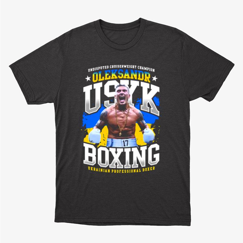 Oleksandr Usyk Boxing Ukrainian Professional Boxer Jab Ole Unisex T-Shirt Hoodie Sweatshirt