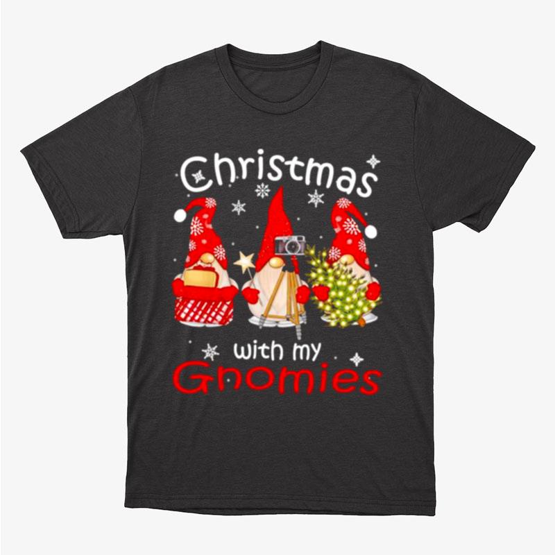 Original Christmas With My Gnomies Unisex T-Shirt Hoodie Sweatshirt