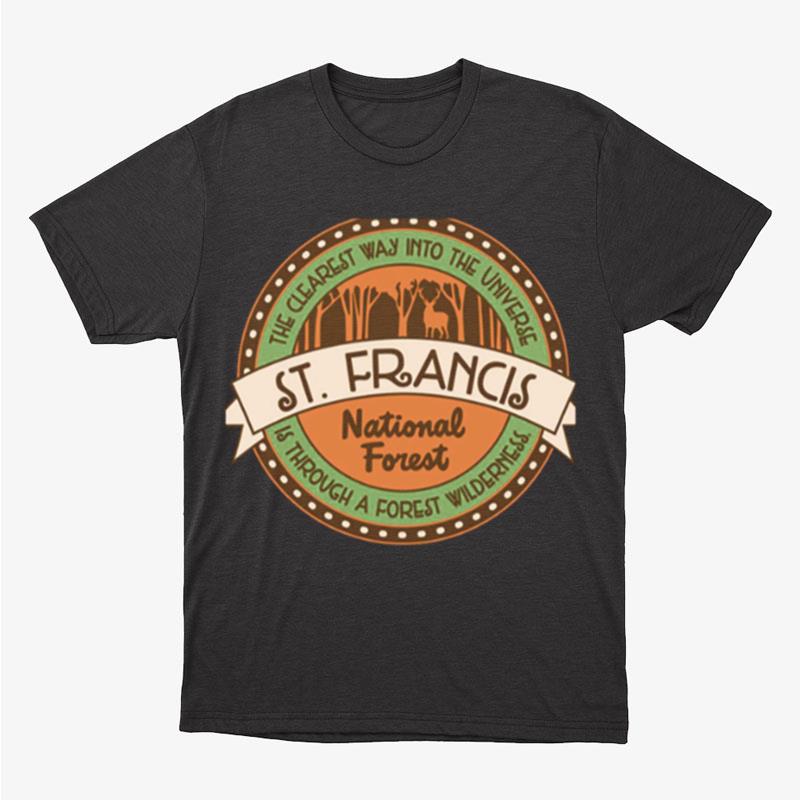 St Francis National Forest Unisex T-Shirt Hoodie Sweatshirt