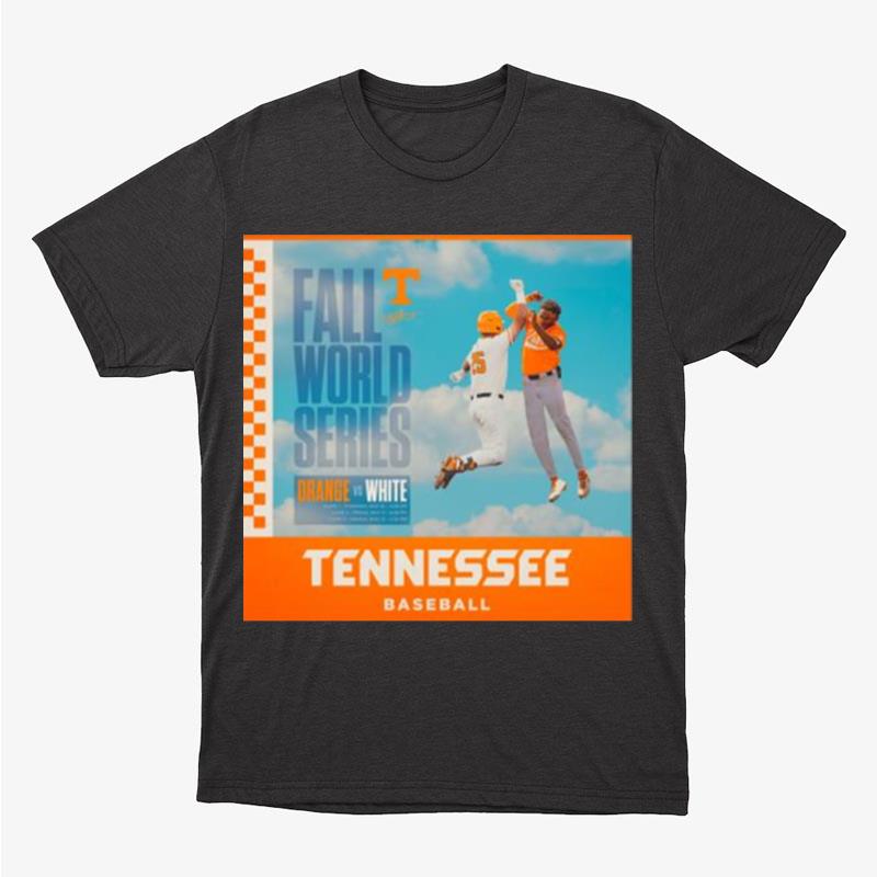 Tennessee Baseball Fall World Series Orange Vs White Unisex T-Shirt Hoodie Sweatshirt