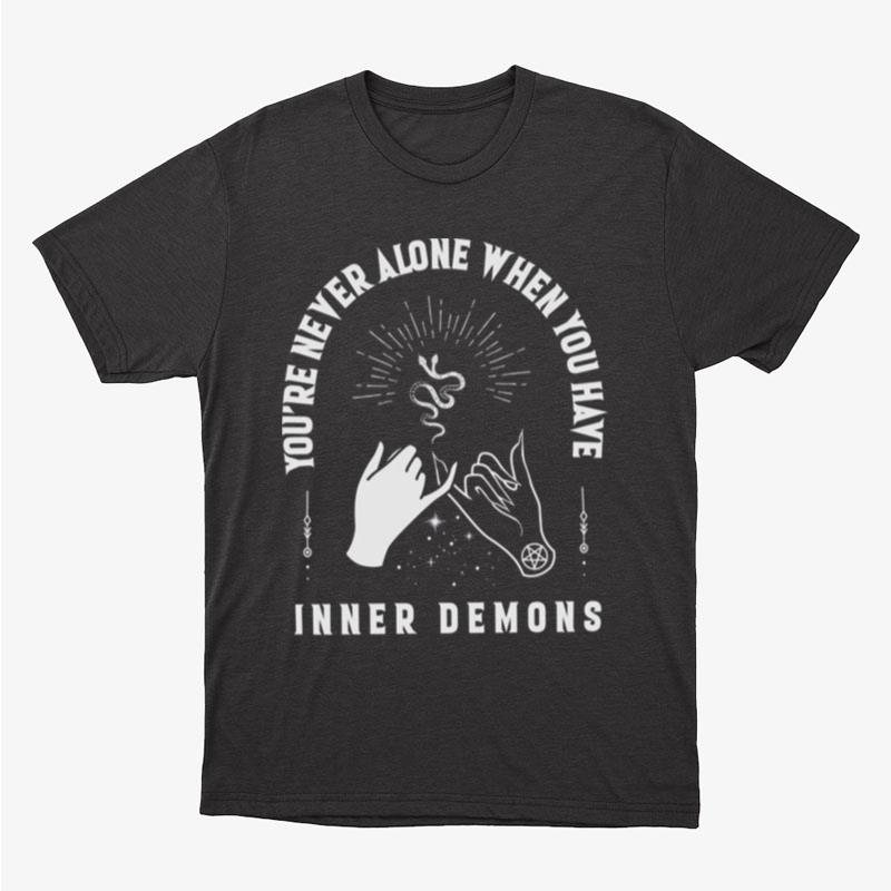 Youre Never Alone When You Have Inner Demons Halloween Unisex T-Shirt Hoodie Sweatshirt