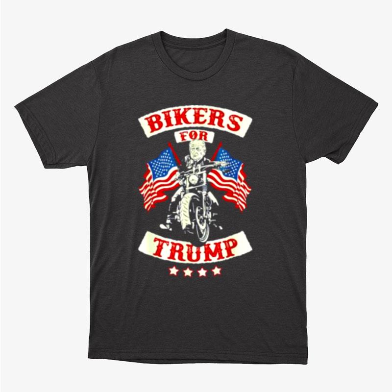 Bikers For Trump Motorcycle Unisex T-Shirt Hoodie Sweatshirt