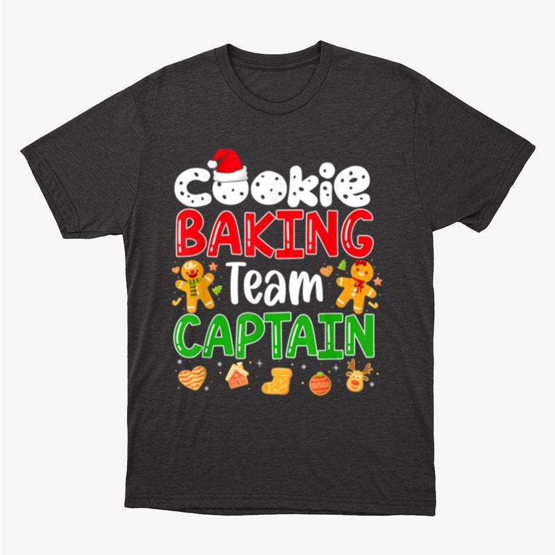 Christmas Cookie Baking Team Captain Family Matching Xmas Unisex T-Shirt Hoodie Sweatshirt
