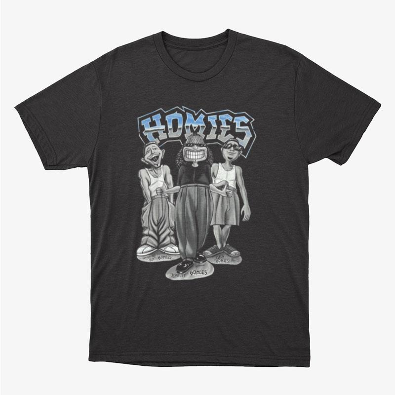 Dga Homies Smiley Trio Graphic Unisex T-Shirt Hoodie Sweatshirt