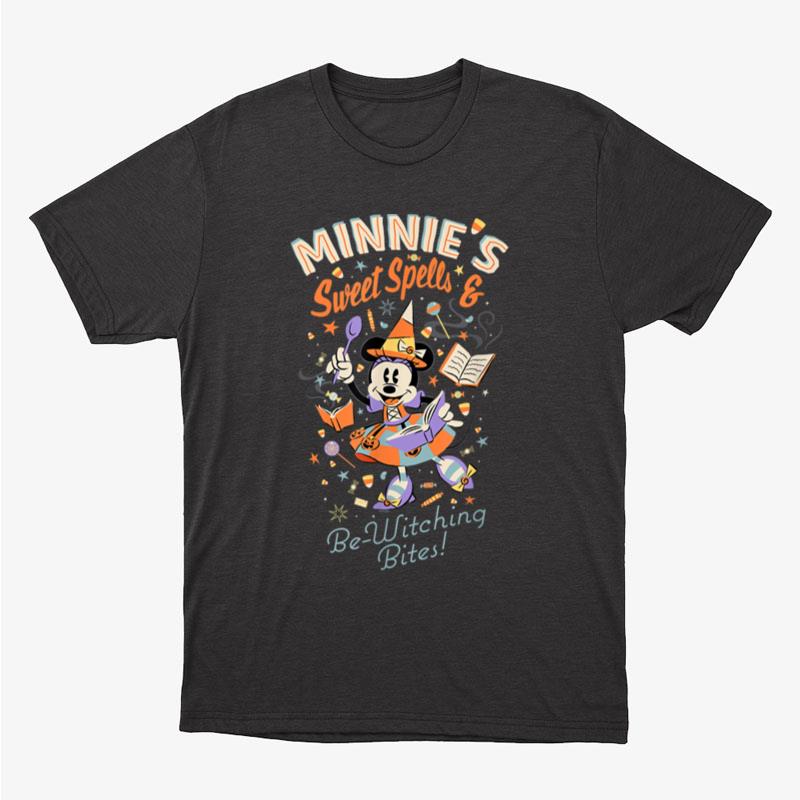 Disney Minnie's Sweet Spells & Be Witching Bites Halloween Unisex T-Shirt Hoodie Sweatshirt