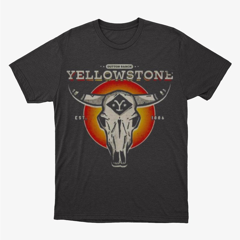 Dutton Ranch Yellowstone Estd 1886 Vintage Unisex T-Shirt Hoodie Sweatshirt