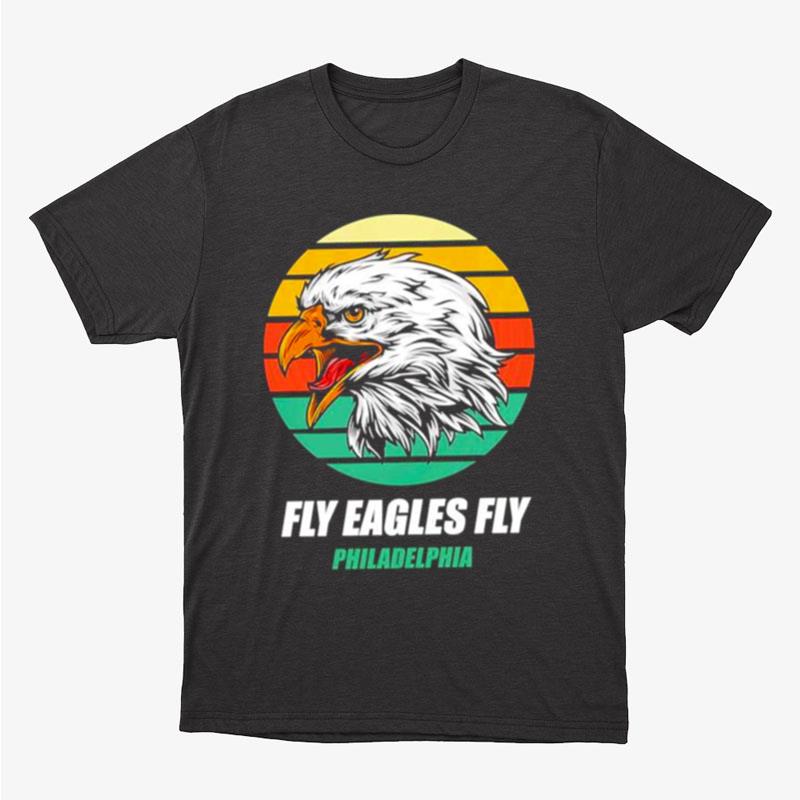 Eagle Head Fly Eagles Fly Philadelphia Football Unisex T-Shirt Hoodie Sweatshirt