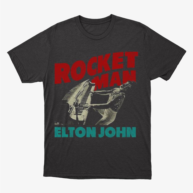 Elton John Rocket Man Honky Chateau Piano Unisex T-Shirt Hoodie Sweatshirt