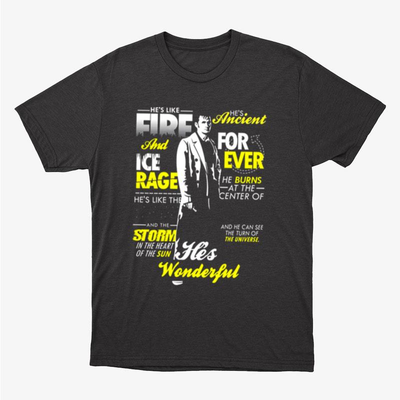 Fire And Ice And Rage Matt Smith Unisex T-Shirt Hoodie Sweatshirt
