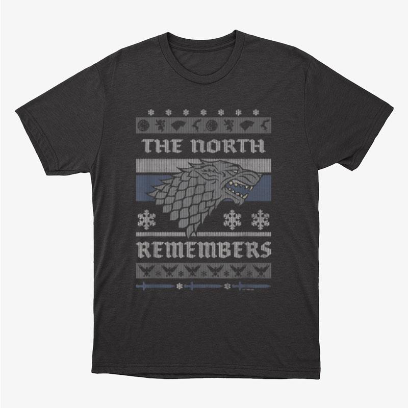Game Of Thrones Christmas The North Remembers Ugly Sweater Unisex T-Shirt Hoodie Sweatshirt