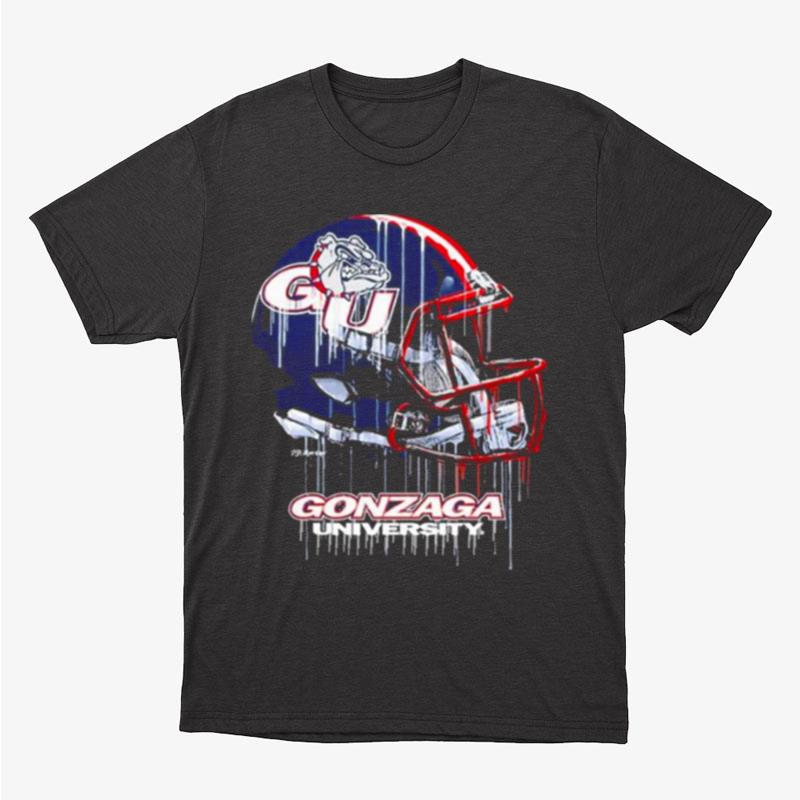 Gonzaga Bulldogs Vintage Helmet Football Unisex T-Shirt Hoodie Sweatshirt