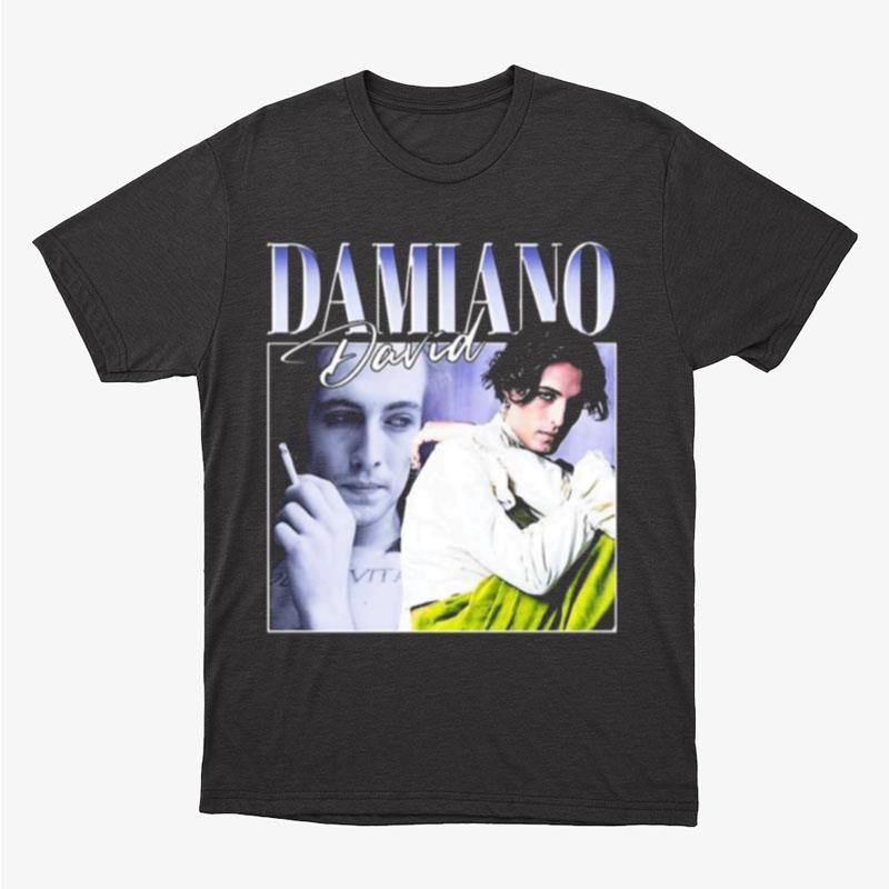 I Love Damiano David Maneskin Band Homepage Unisex T-Shirt Hoodie Sweatshirt