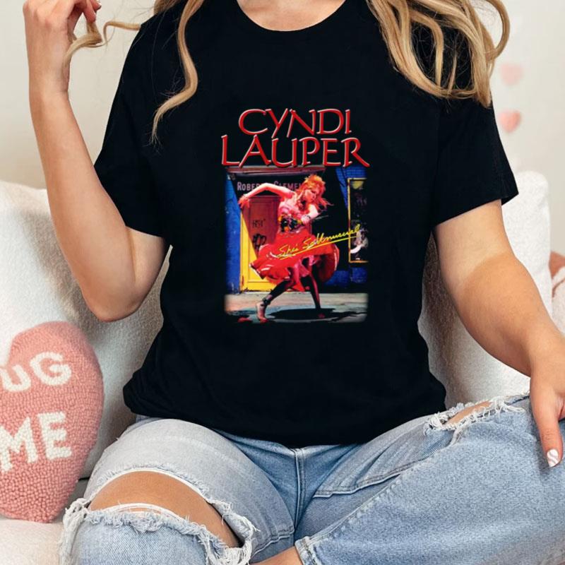 Iconic Moment Dancing Cyndi Lauper Unisex T-Shirt Hoodie Sweatshirt