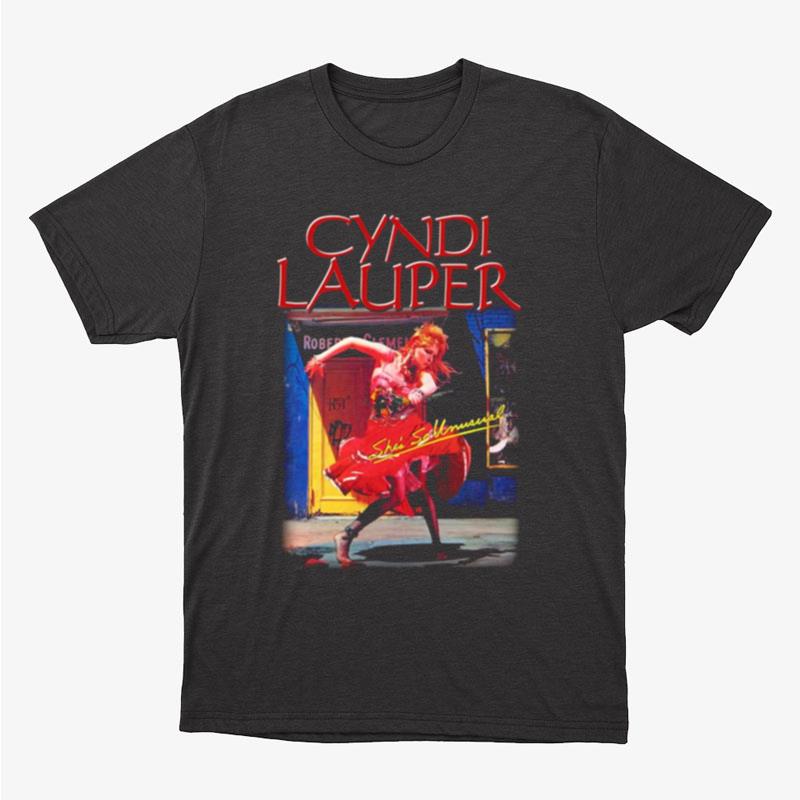 Iconic Moment Dancing Cyndi Lauper Unisex T-Shirt Hoodie Sweatshirt