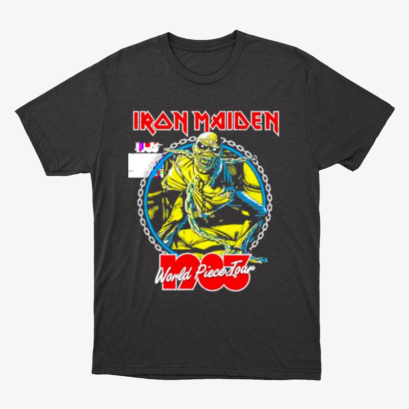 Iron Maiden World Piece Tour 83 Unisex T-Shirt Hoodie Sweatshirt