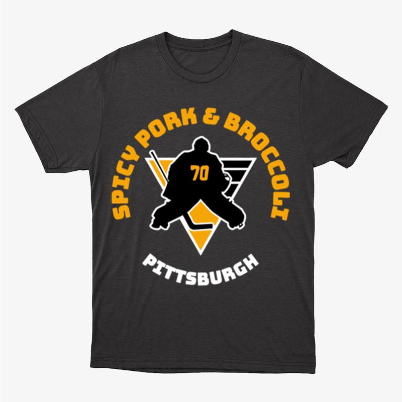Louis Domingue Pittsburgh Penguins Spicy Pork And Broccoli Unisex T-Shirt Hoodie Sweatshirt