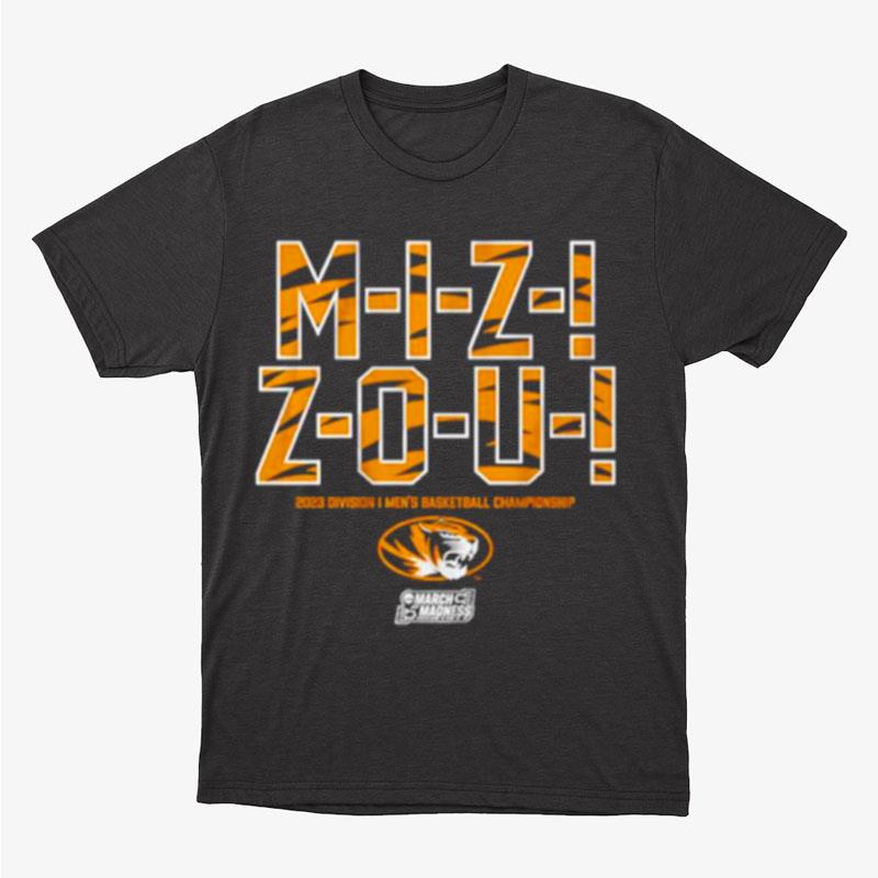 Missouri Basketball M I Z! Z O U Unisex T-Shirt Hoodie Sweatshirt