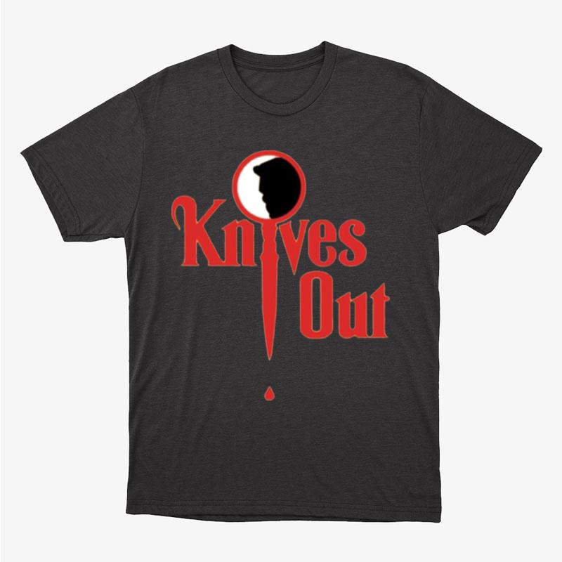 Movie Knives Out Red Design Unisex T-Shirt Hoodie Sweatshirt