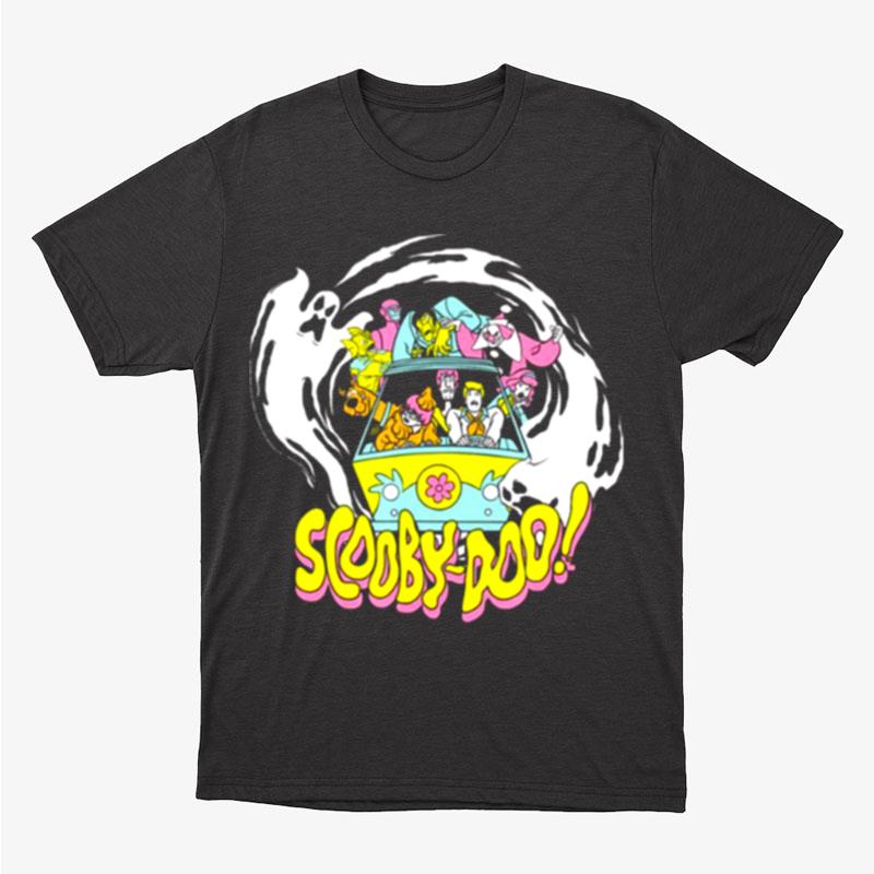 Mystery Machine Scary Ghosts Front View Scooby Doo Unisex T-Shirt Hoodie Sweatshirt
