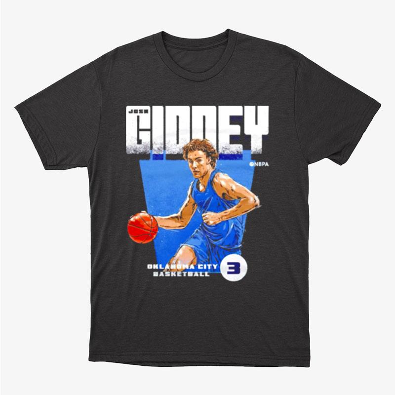 Oklahoma City Thunder Josh Giddey 3 Signature Unisex T-Shirt Hoodie Sweatshirt