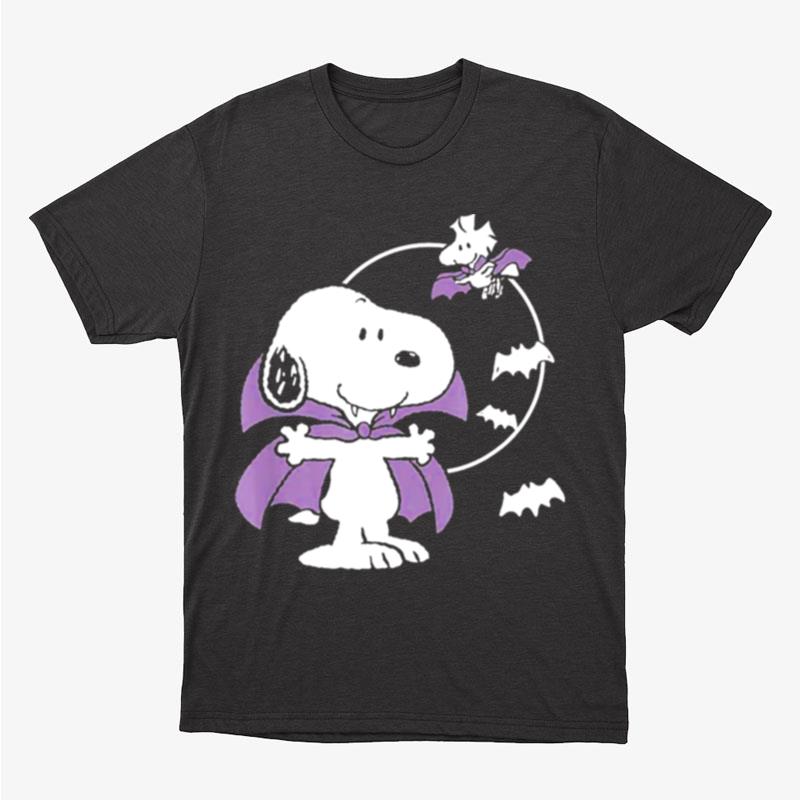 Peanuts Halloween Vampire Snoopy Unisex T-Shirt Hoodie Sweatshirt