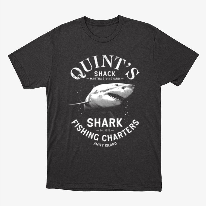 Quint's Shark Fishing Charters The Jaws Movie Unisex T-Shirt Hoodie Sweatshirt