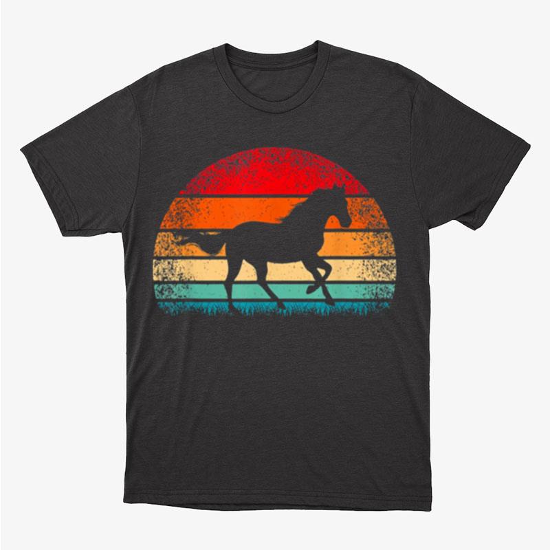 Retro Horse Lover Horseback Riding Cowgirl Western Unisex T-Shirt Hoodie Sweatshirt