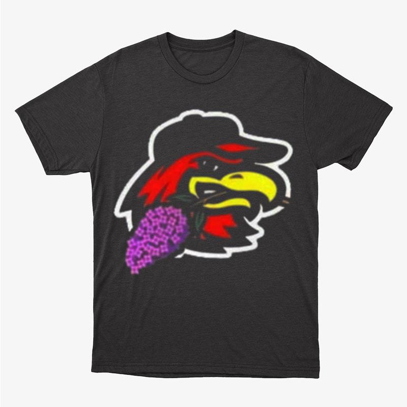 Rochester Red Wings Spikes With Lilac Unisex T-Shirt Hoodie Sweatshirt