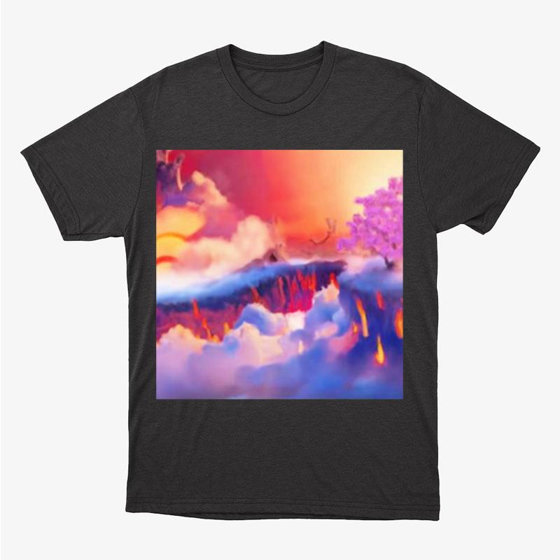 Skyward Sakura A Fantasy Mountain Ques Unisex T-Shirt Hoodie Sweatshirt