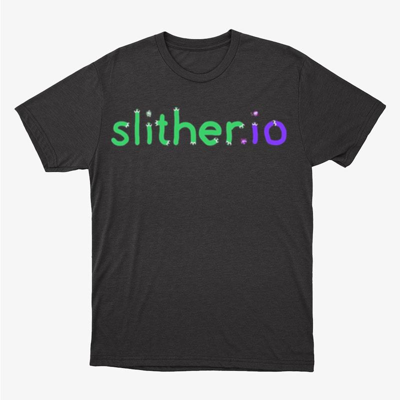 Slither Io Siltherio Snake Game As Letters Eating Unisex T-Shirt Hoodie Sweatshirt