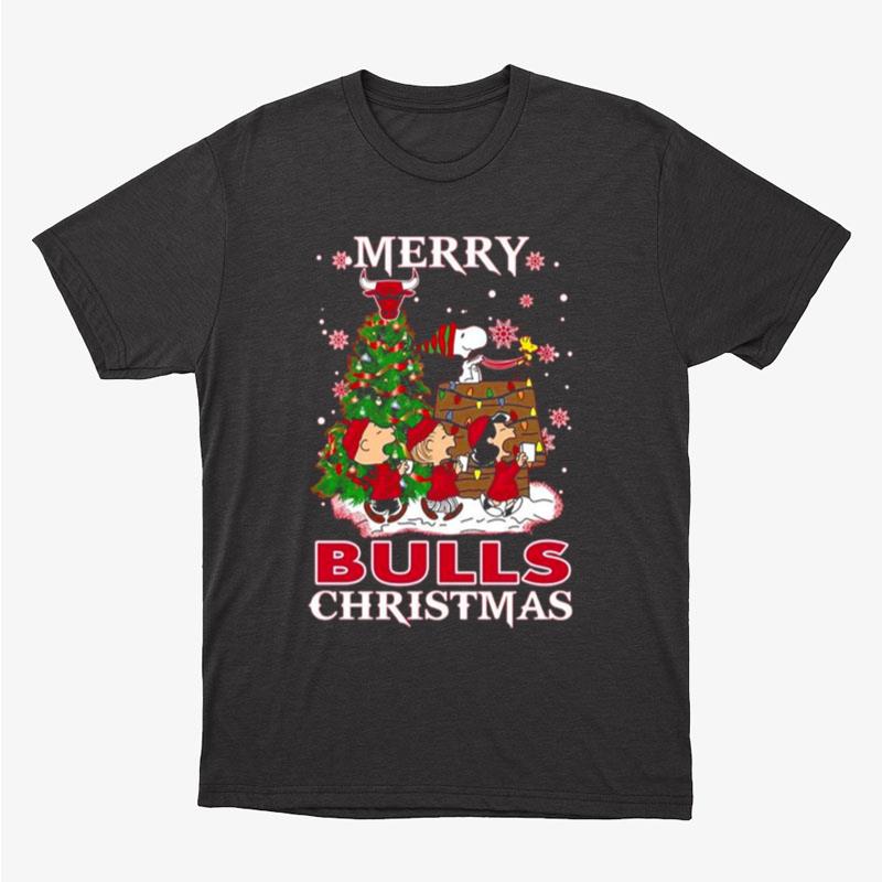 Snoopy And Friends Merry Carolina Hurricanes Christmas Unisex T-Shirt Hoodie Sweatshirt