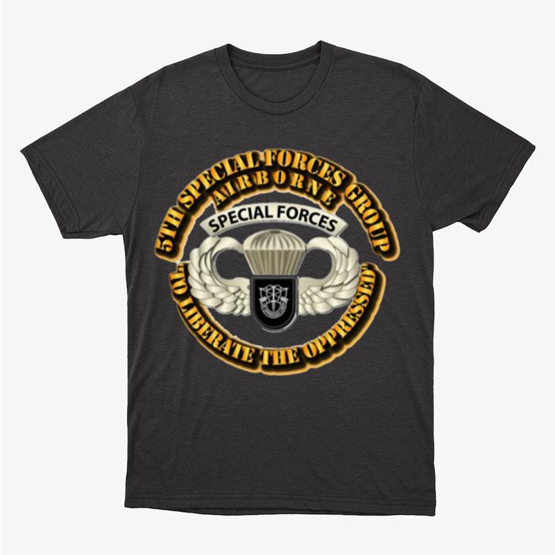 Sof 5Th Sfg Airborne Badge Unisex T-Shirt Hoodie Sweatshirt