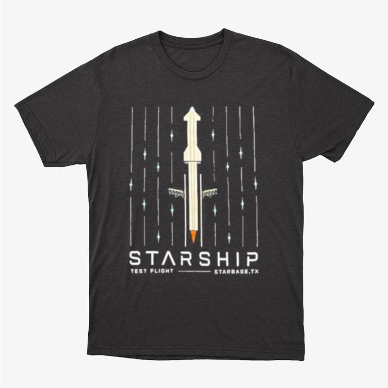 Starship Test Fligh Unisex T-Shirt Hoodie Sweatshirt