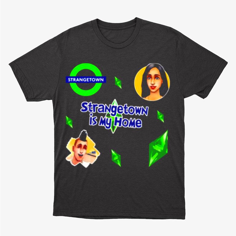 Strangetown Collection Sheet Sim Sims Goth Nervous Alien Ufo The Sims Game Unisex T-Shirt Hoodie Sweatshirt