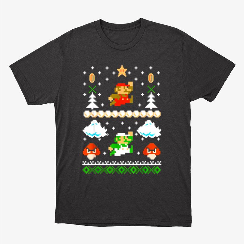 Super Mario Mario Goomba Ugly Christmas Unisex T-Shirt Hoodie Sweatshirt