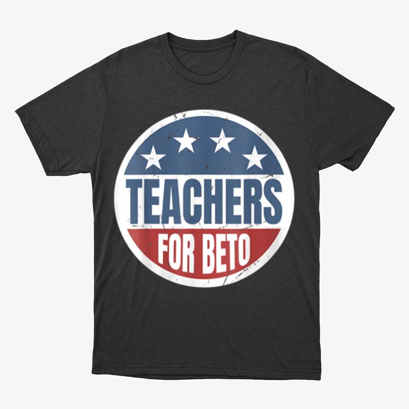 Teachers For Beto Texas American Flag Vintage Unisex T-Shirt Hoodie Sweatshirt