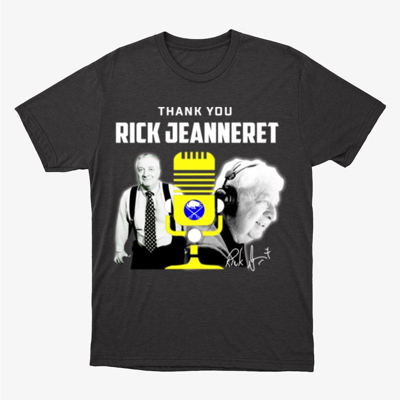 Thank You Rick Jeanneret Signature Unisex T-Shirt Hoodie Sweatshirt