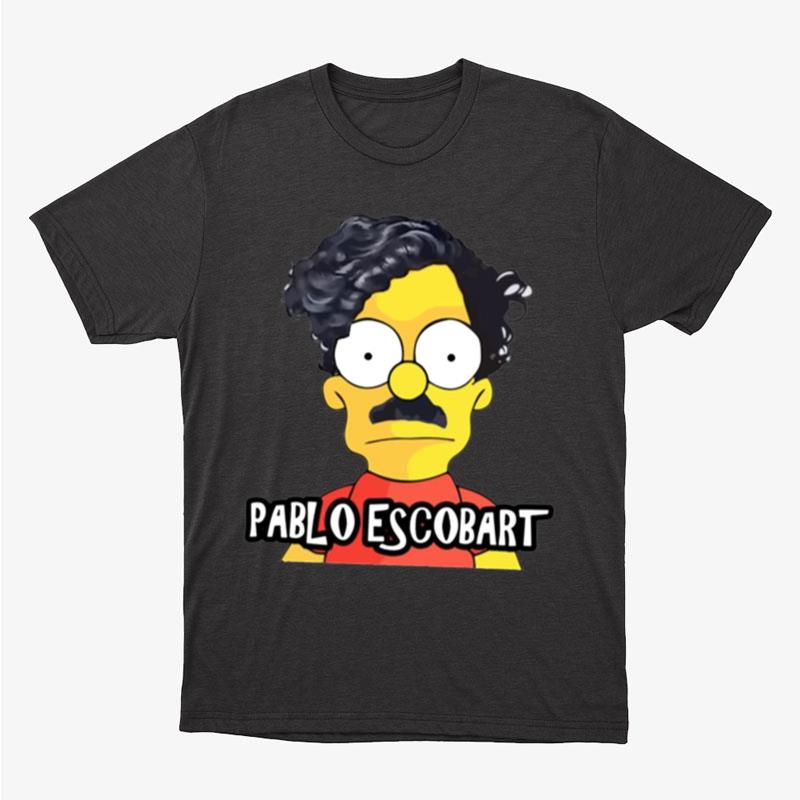 The Simpsons Funny Face Pablo Escobar Narcos Unisex T-Shirt Hoodie Sweatshirt