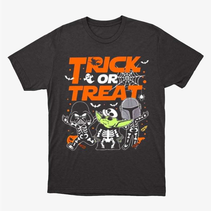 Trick Or Treat Star Wars Halloween Trick Or Treat Darth Vader Unisex T-Shirt Hoodie Sweatshirt