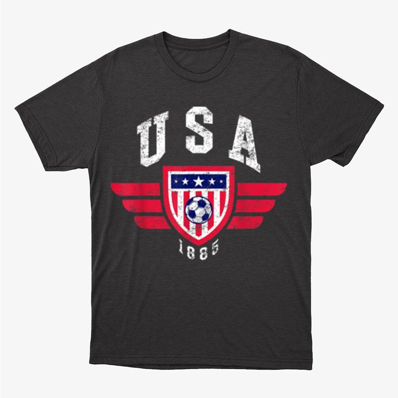 United States Football Team Vintage Usa Soccer Unisex T-Shirt Hoodie Sweatshirt