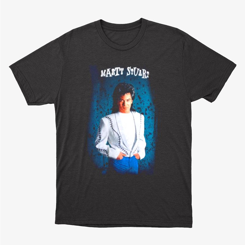 Vintage Original 90's Marty Stuart 1992 American Grammy Award Winning Rockabilly Music Unisex T-Shirt Hoodie Sweatshirt