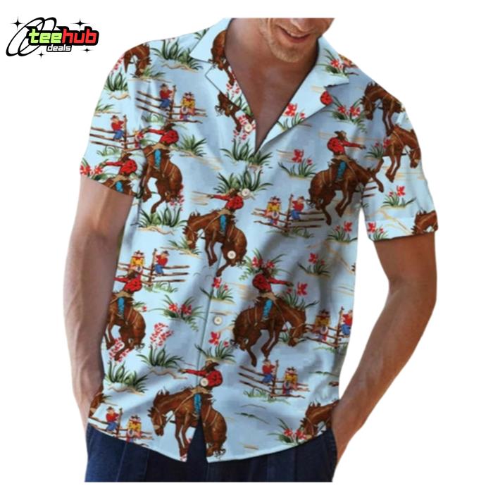 Awesome Western Cowboy 3D Hawaiian Shirt
