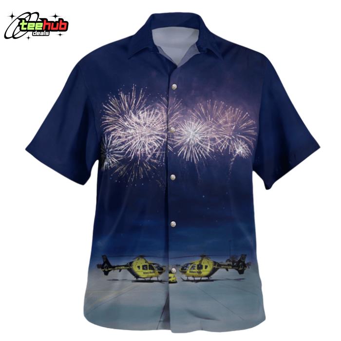 Columbus Nebraska Midwest Medair 4Th Of July Hawaiian Shirt